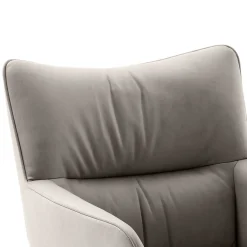 Wohnen Wohnzimmerstühle*Leder Esstischstühle in Creme - drehbar - Klimaca (2er Set)