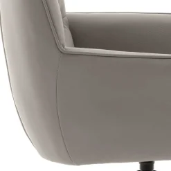 Wohnen Wohnzimmerstühle*Leder Esstischstühle in Creme - drehbar - Klimaca (2er Set)