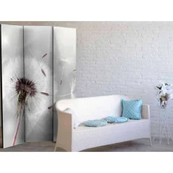 Wohnen Graue Möbel|Weiße Möbel*Leinwand Paravent beidseitig bedruckt - Fahido