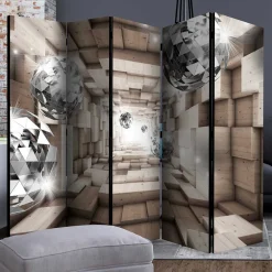 Wohnen Paravents*Leinwand Paravent 3D Tunnel Print - Thalina