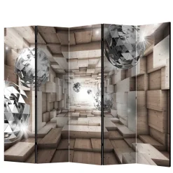 Wohnen Paravents*Leinwand Paravent 3D Tunnel Print - Thalina