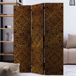 Wohnen Vintage Möbel|Paravents*Leinwand Paravent Keltische Ornamente - Graziello