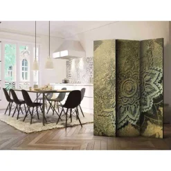 Wohnen Leinwand Paravent mit beidseitigem Motiv - Ortomola