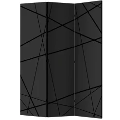 Wohnen Leinwand Paravent mit drei Elementen - Kumin