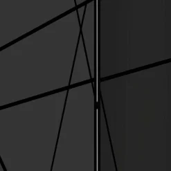 Wohnen Leinwand Paravent mit drei Elementen - Kumin