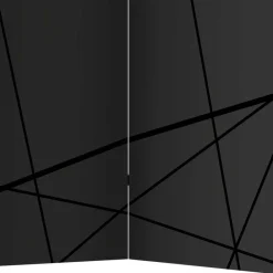 Wohnen Leinwand Paravent mit drei Elementen - Kumin