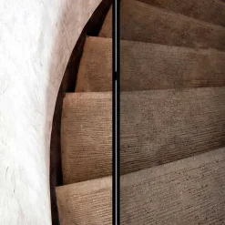 Wohnen Leinwand Paravent mit Foto Wendeltreppe - Segrino