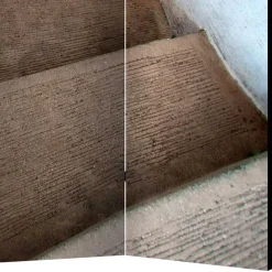 Wohnen Leinwand Paravent mit Foto Wendeltreppe - Segrino