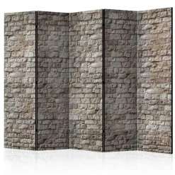 Wohnen Paravents|Wohnzimmer-Regale*Leinwand Paravent mit Mauermotiv - Jenbaro