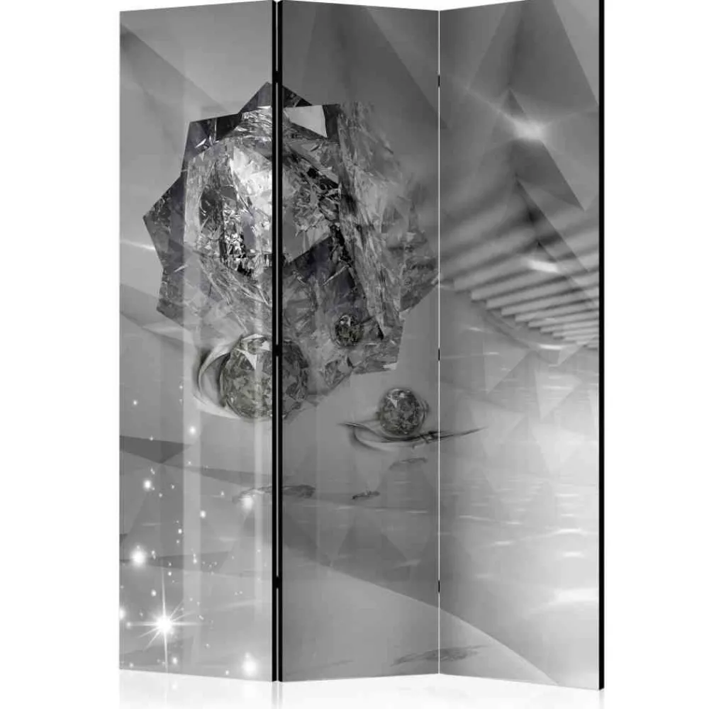 Wohnen Paravents*Leinwand Paravent mit Motiv in Graustufen - Janton