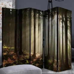 Wohnen Paravents*Leinwand Paravent mit Naturmotiv Wald - Nadiola