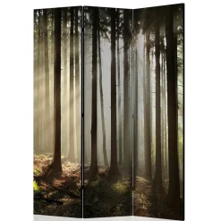 Wohnen Paravents*Leinwand Paravent mit Naturmotiv Wald - Nadiola