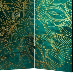 Wohnen Leinwand Paravent mit orientalischem Mandala - Tsinati