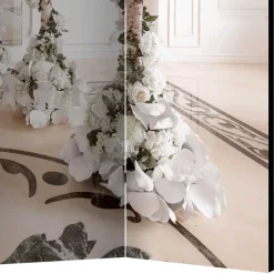 Wohnen Leinwand Paravent mit romantischem Foto-Motiv - Dynamic