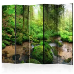 Wohnen Wohnzimmer-Regale|Paravents*Leinwand Raumtrenner Wald Landschaft - Habanna