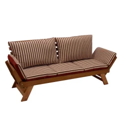 Wohnen Schlafsofas*Liege Gartensofa mit verstellbaren Armlehnen - Licox