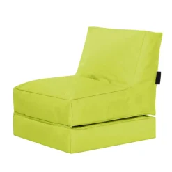 Kinder Wohnen Liege Sitzsack Maron in Gelbgrün