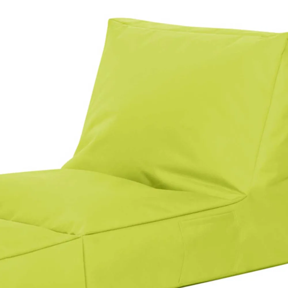 Kinder Wohnen Liege Sitzsack Maron in Gelbgrün