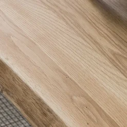 Wohnen Schwarze Möbel|Küchenbänke*Living Edge Bank aus Eiche Massivholz - Macress