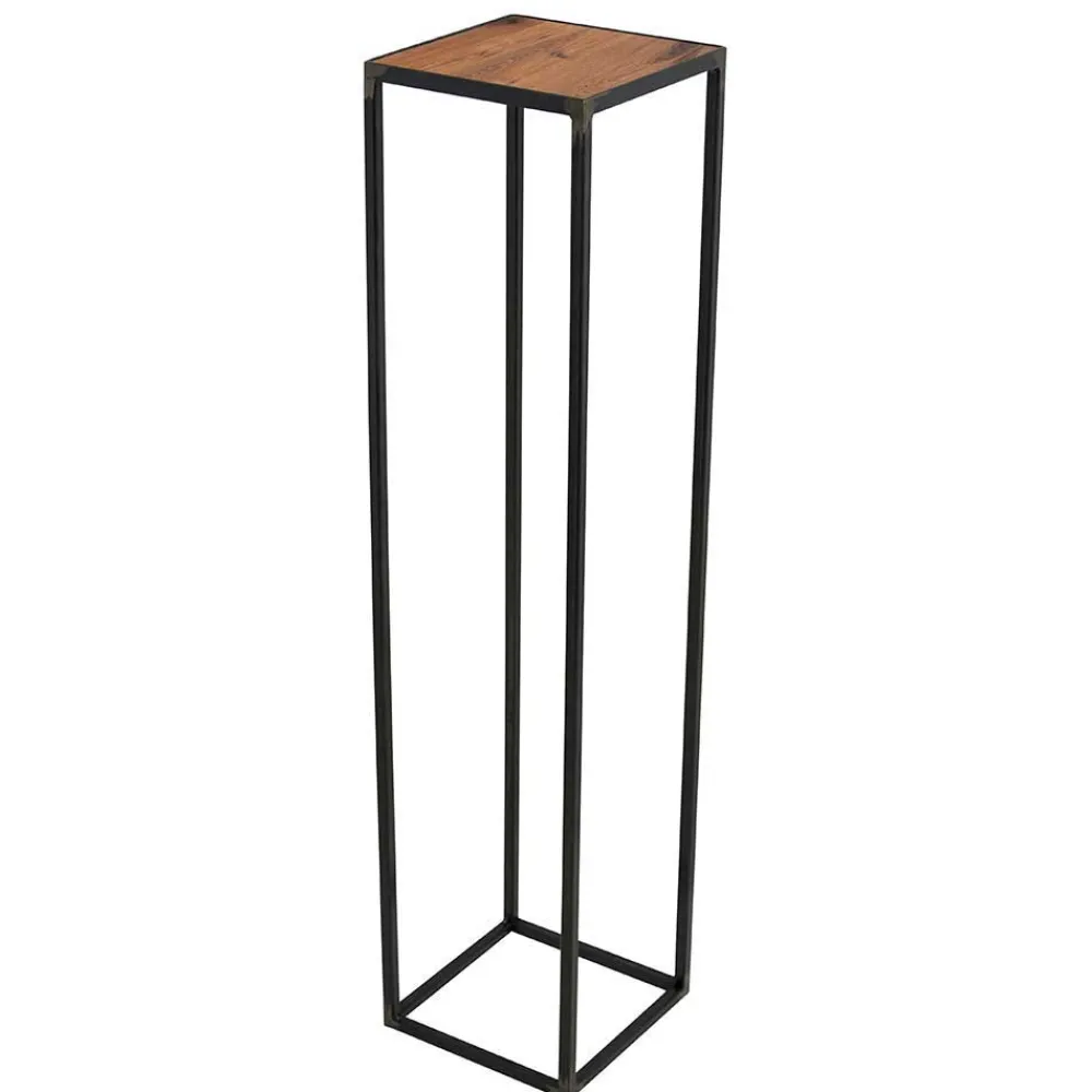 Wohnen Massivholzmöbel|Küchentische*Loft Blumenständer aus Eiche & Stahl - Ventry