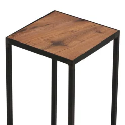 Wohnen Massivholzmöbel|Küchentische*Loft Blumenständer aus Eiche & Stahl - Ventry