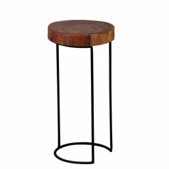 Wohnen Massivholzmöbel|Küchentische*Loft Design Beistelltischchen Bebevos rustikal