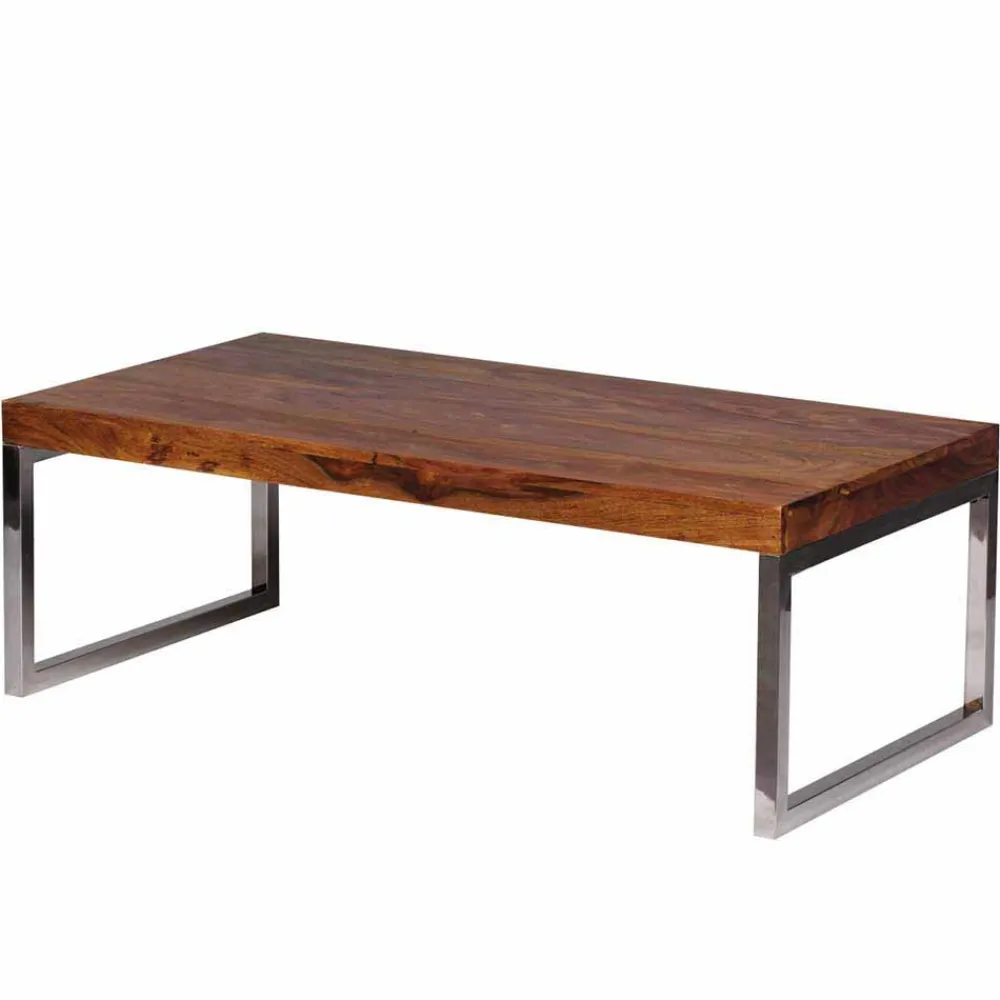 Wohnen Loft Design Couchtisch Jimena mit Holz und Metall