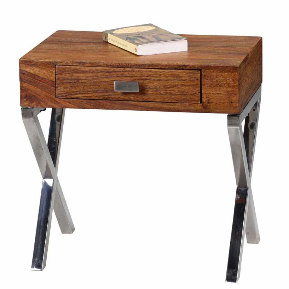 Wohnen Loft Design Nachtkonsole Jimena mit Schublade