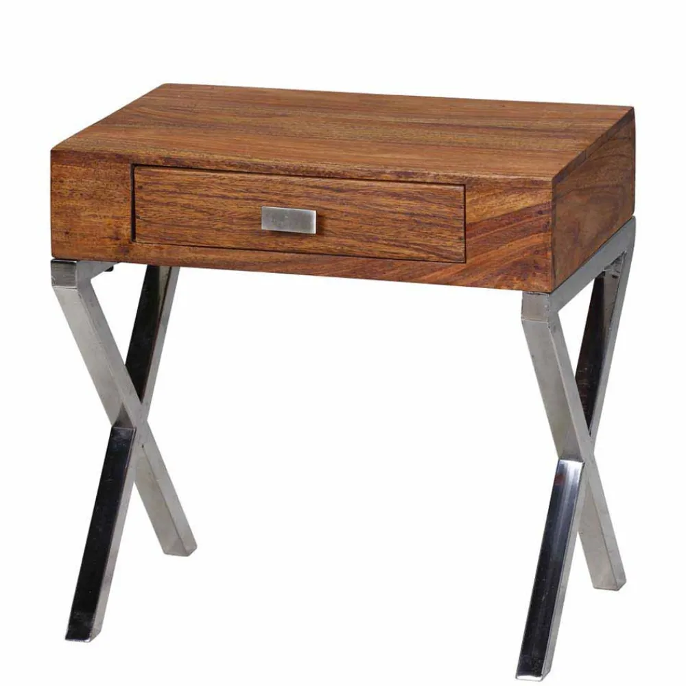 Wohnen Loft Design Nachtkonsole Jimena mit Schublade