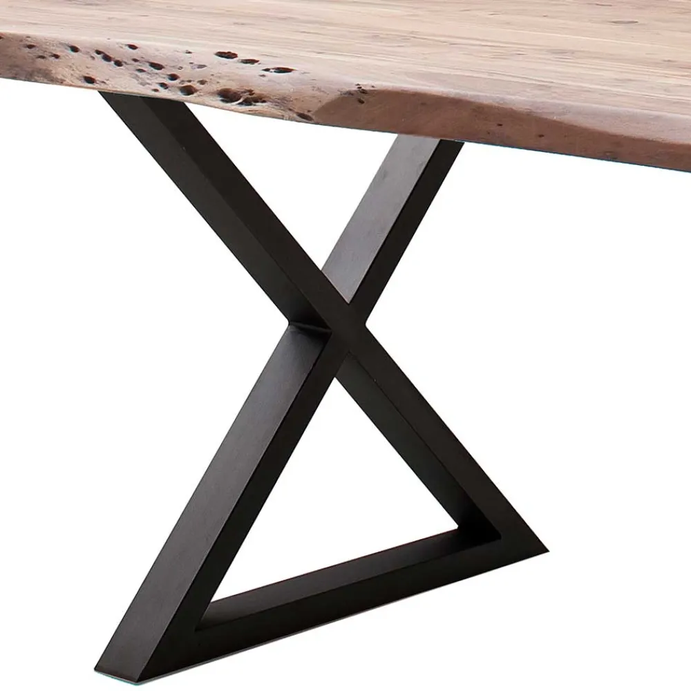 Wohnen Massivholzmöbel|Küchentische*Loft Designtisch mit Naturkante - Grandios