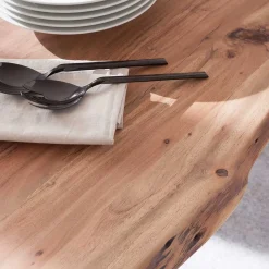 Wohnen Massivholzmöbel|Küchentische*Loft Designtisch mit Naturkante - Grandios