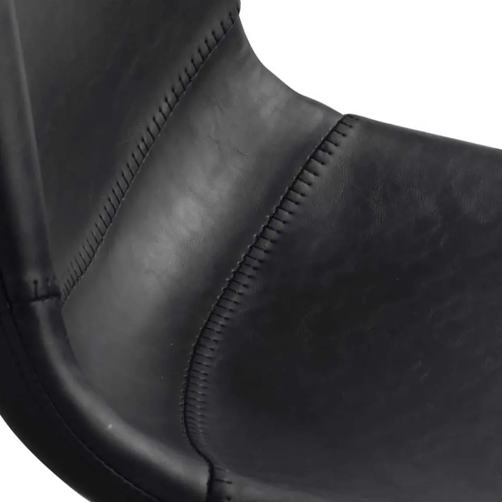 Wohnen Loft Esstischgruppe mit Eiche White Wash Tisch Pulva & 6 Schalenstühlen (siebenteilig)