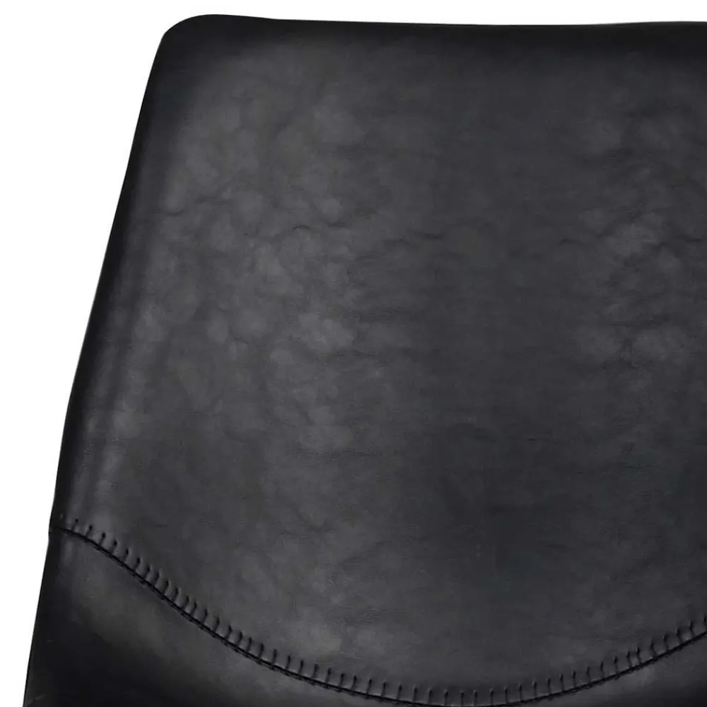 Wohnen Loft Esstischgruppe mit Eiche White Wash Tisch Pulva & 6 Schalenstühlen (siebenteilig)