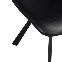 Wohnen Loft Esstischgruppe mit Eiche White Wash Tisch Pulva & 6 Schalenstühlen (siebenteilig)