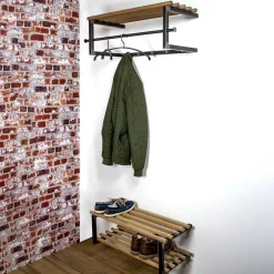 Wohnen Loft Garderoben Möbel Set - Centrala (zweiteilig)