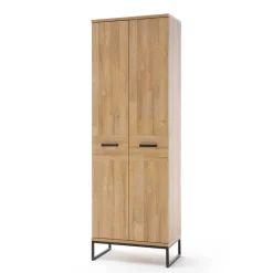 Wohnen Glasmöbel|Diele Komplett*Loft Möbel für Flur im Set - Truvisas (fünfteilig)