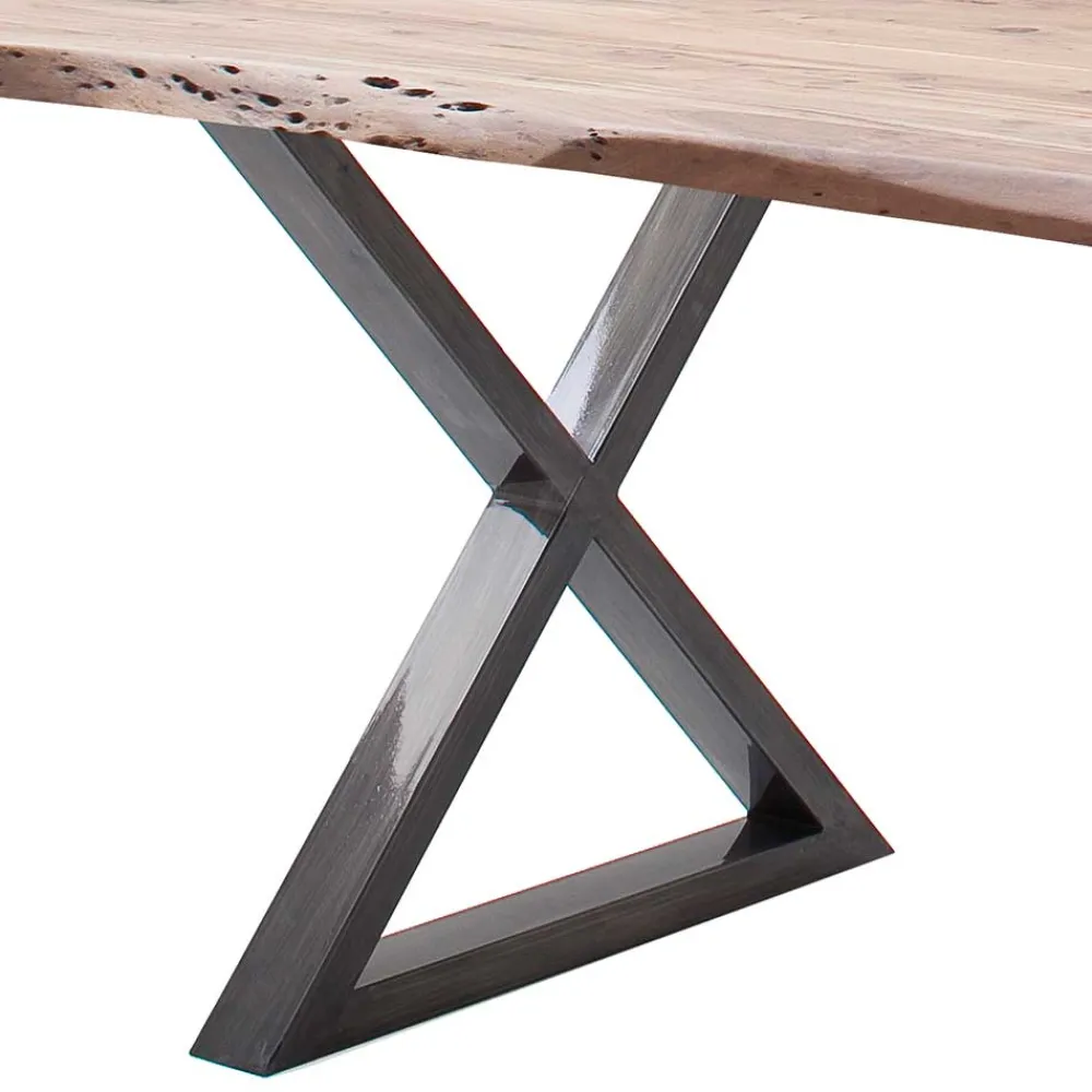 Wohnen Loft Style Esszimmertisch mit Baumkanten - Locceri