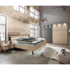 Wohnen Schlafzimmer Komplett*Loft Style Schlafzimmer komplett - Licruva (vierteilig)