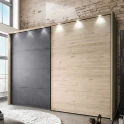 Wohnen Schlafzimmer Komplett*Loft Style Schlafzimmer komplett - Licruva (vierteilig)