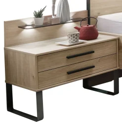 Wohnen Schlafzimmer Komplett*Loft Style Schlafzimmer komplett - Licruva (vierteilig)