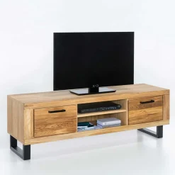 Wohnen Tv & Hifi-Möbel|Tv & Hifi-Möbel*Loft TV Unterschrank in Wildeiche teilmassiv - Arello