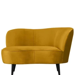 Wohnen Lounge Sessel in Ocker Gelb Samt - Srimanko