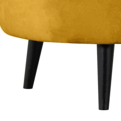 Wohnen Lounge Sessel in Ocker Gelb Samt - Srimanko