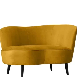 Wohnen Lounge Sessel in Ocker Gelb Samt - Srimanko