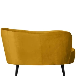 Wohnen Lounge Sessel in Ocker Gelb Samt - Srimanko