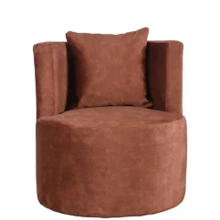 Wohnen Lounge Sessel in Rost Braun - Plane