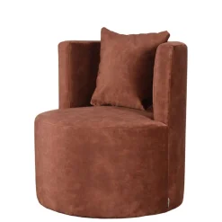 Wohnen Lounge Sessel in Rost Braun - Plane