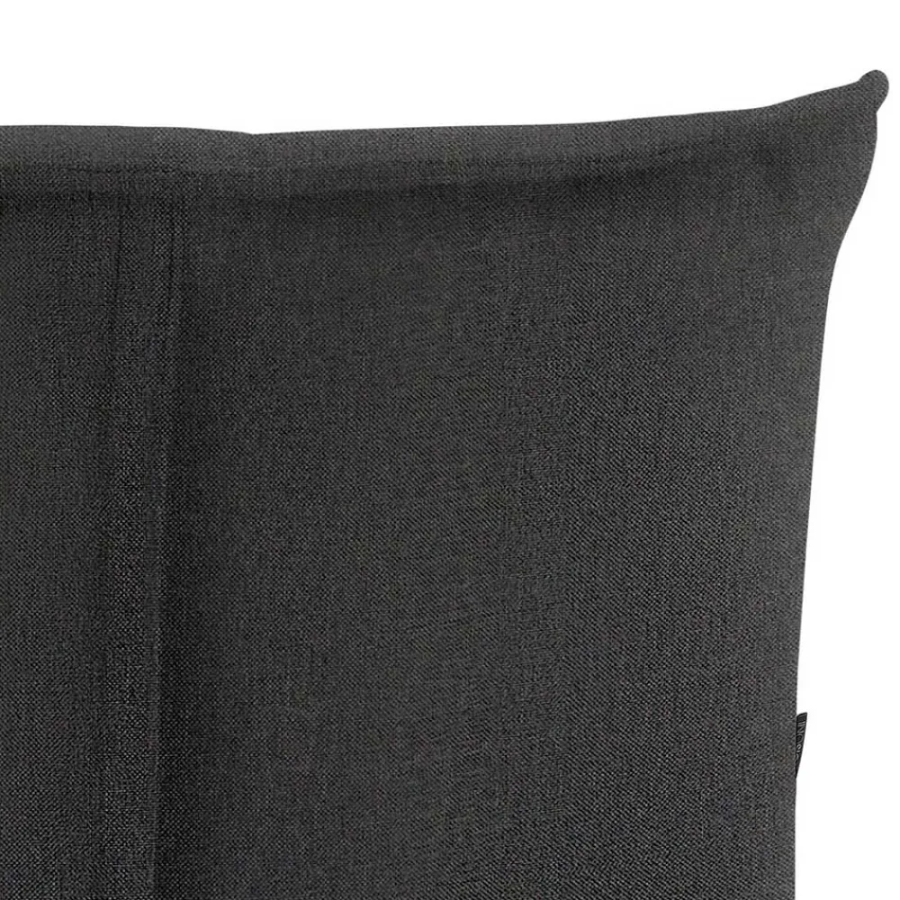 Wohnen Lounge Sessel mit Hocker in Anthrazit - Mook (zweiteilig)