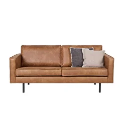 Wohnen Schwarze Möbel|Braune Möbel*Loungecouch Adira in Cognac Braun