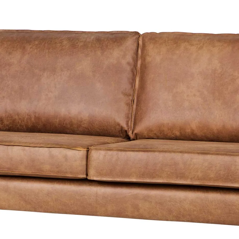 Wohnen Schwarze Möbel|Braune Möbel*Loungecouch Adira in Cognac Braun
